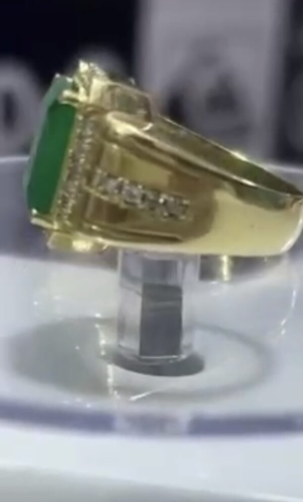 Anel masculino em ouro amarelo 18k - Image 2